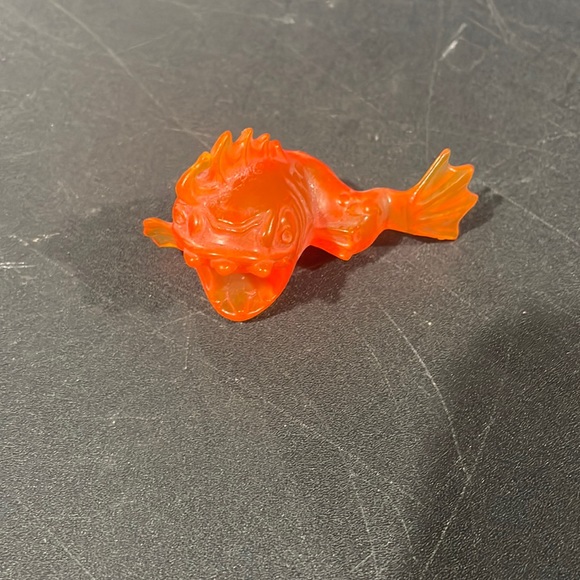 Vintage Ghostbusters Orange Boo Ghost Fish Figure 1989 - Picture 1 of 3